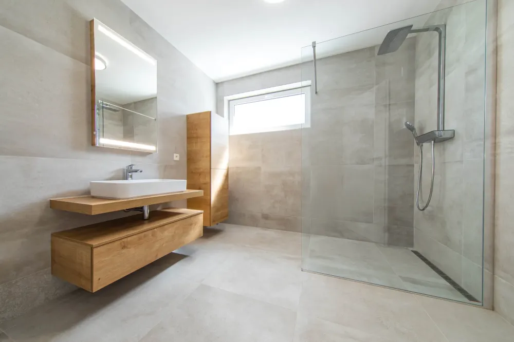 création de douche italienne à Herstal